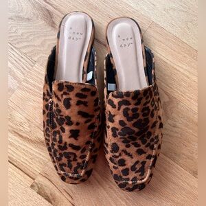 A New Day Leopard Slip Ons